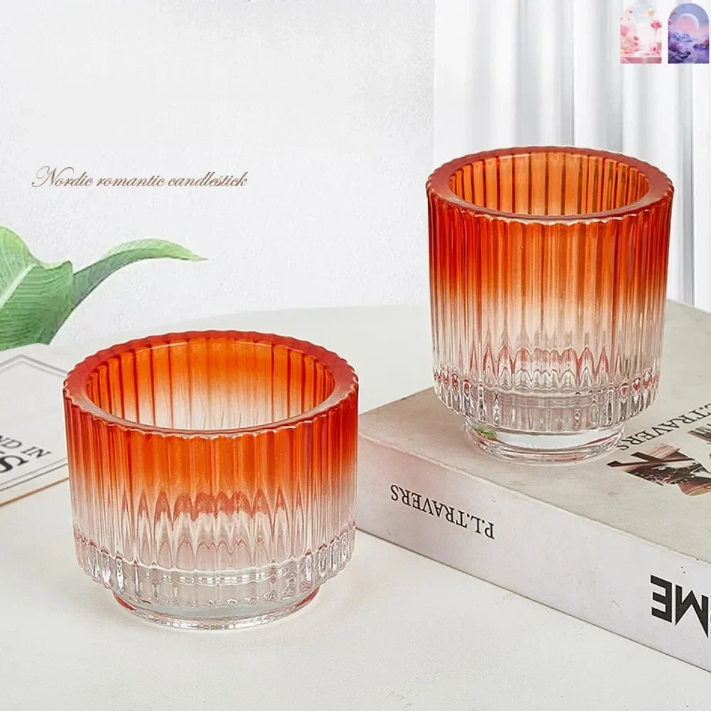 Glass Tealight & Votive Candle Holders