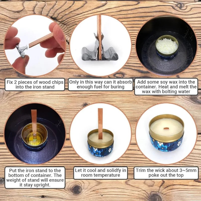 Natural Wooden Candle Wicks