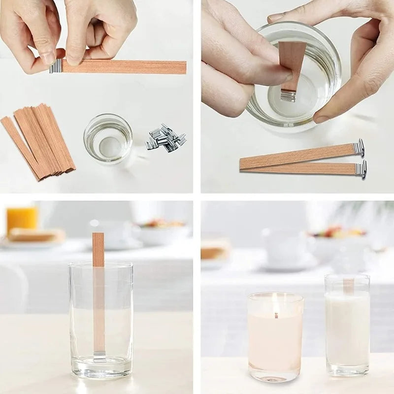 Natural Wooden Candle Wicks